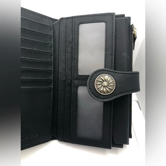 Travelambo Bifold Black RFID Blocking Leather Wallet - Picture 6 of 8